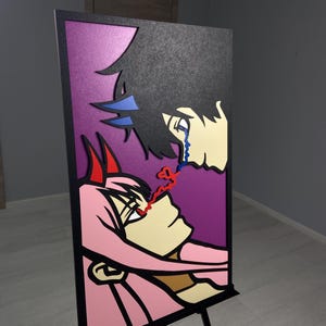 Custom Cartoon Store Logo - Anime Business Sign - Wooden Engraved Company Logo - Backlit Boutique Sign - Craft Show Plaque & Signage