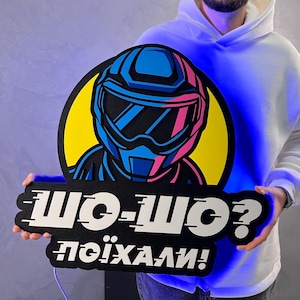 Decoración LED para Cuarto Gamer, Emblema Cyberpunk, Logo Personalizado para Streamer, Letrero 3D de Madera, Arte Gamer Iluminado