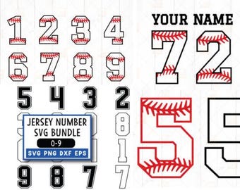 SPORT Zahlen Svg, Jersey Zahl Svg, Varsity-Nummern SVG, Jersey Vorlage SVG, Sport College Universität Zahlen DIY Passen Sie Ihr Trikot an