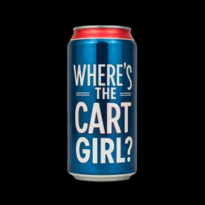 Where's The Cart Girl? - Magnetic Ball Marker and magnet
