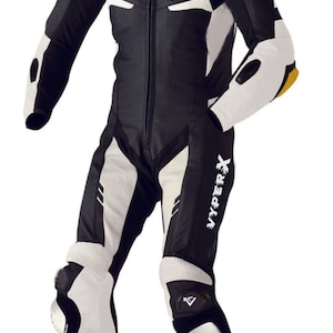 vyperX Motogp Men Motorbike racing suit - Top grain Cowhide mild leather suits - Motorcycle Racing Suits, With all customization
