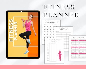 Fitness Planner  | Weight Loss Tracker |Workout Planner | Fitness Journal |Wellness & Self-Care Planner | Meal Planner | Habit Tracker