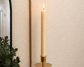 Juego de apliques de pared de metal dorado para velas / Decoración moderna minimalista para el hogar