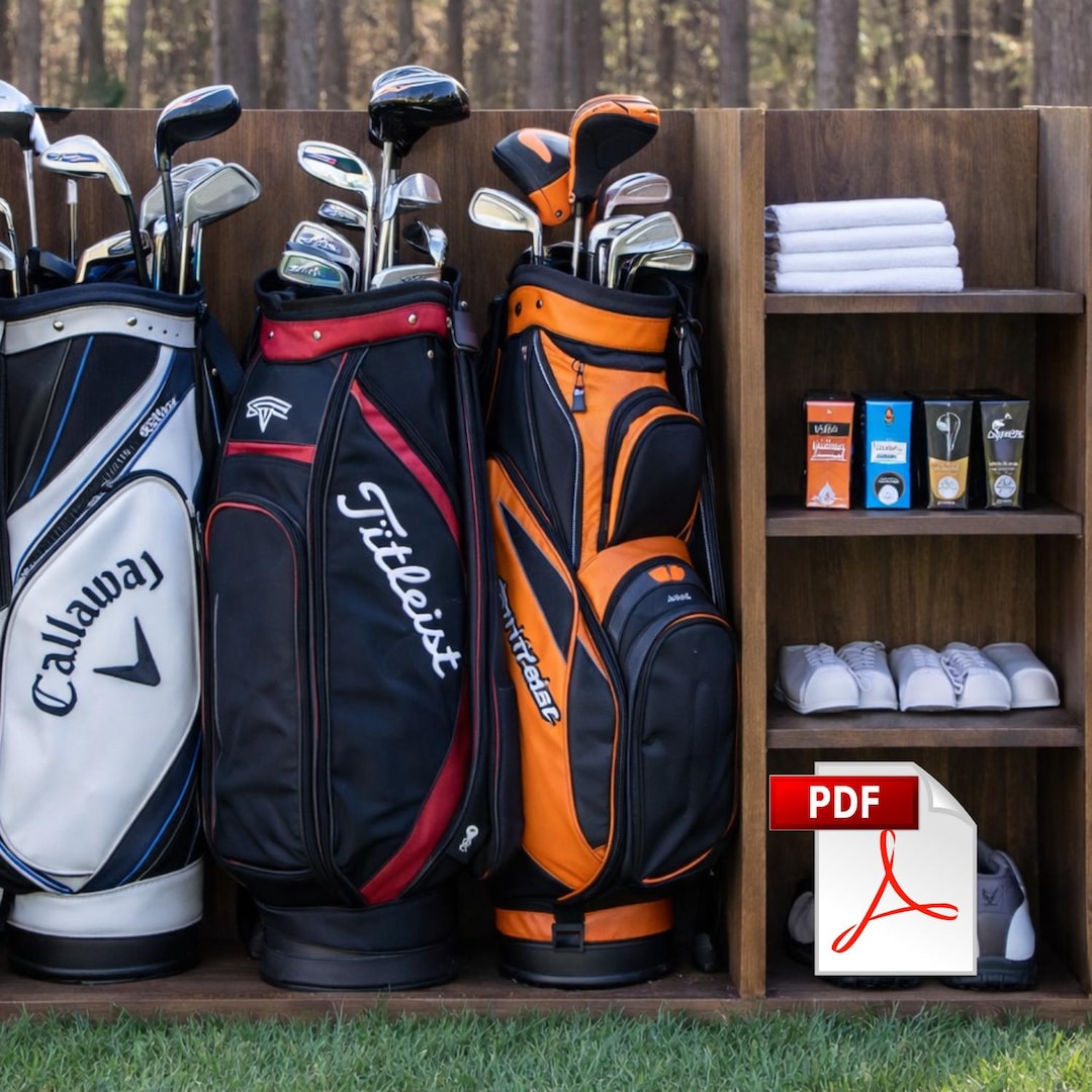 DIY Golf Club Storage Unit Woodworking Plans (PDF) - Etsy