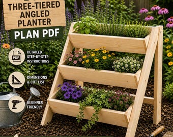 Planter Box Plans PDF (Woodworking Plan, Digital Download)