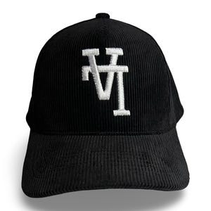 UpsideDown LA Not Like Us Patch Black Corduroy Snapback (LOS ANGELES) upsidedown on back Dodgers
