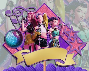 KPOP Movie 3D Cake Topper