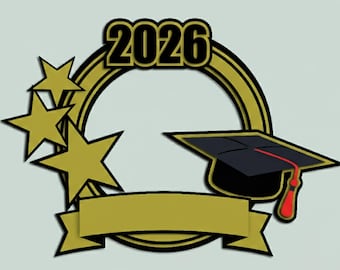 UPDATED! 3D Cake Topper / Shaker for GRADUATION