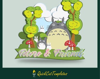 TOTORO 3D Cake Topper Shaker