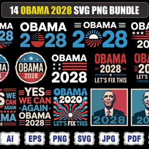 Obama 2028 svg png Bundle, Obama  Let&#39;s Fix This Shirt png, Funny Vote Hope Change Shirt, usa Obama Shirt png, Barack Obama Fans svg png