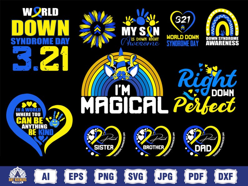 Down Syndrome SVG PNG Bundle, Awareness Socks 21 March Svg, Down ...