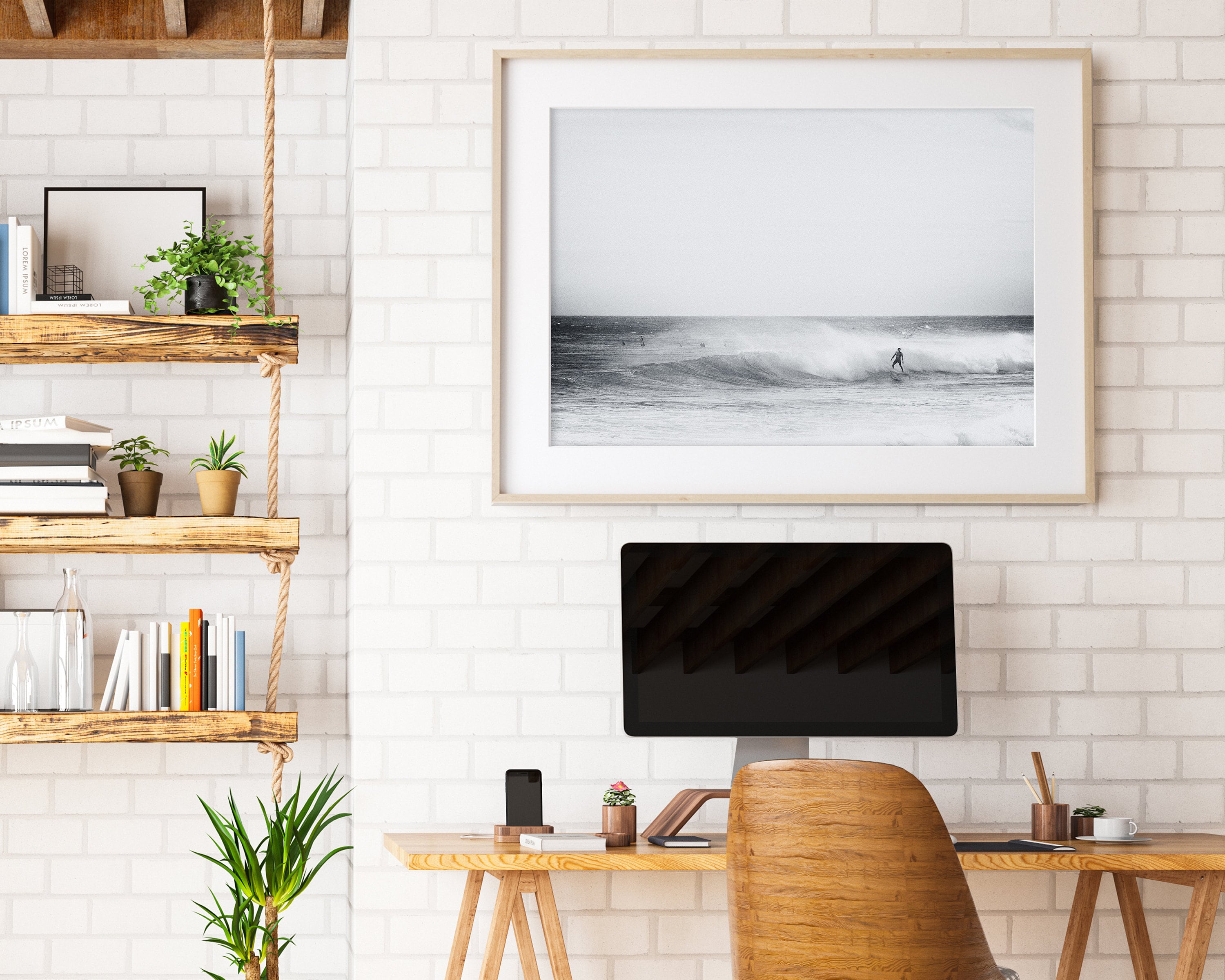 Black and White Surf Photography Surf Print Coastal Decor - Etsy