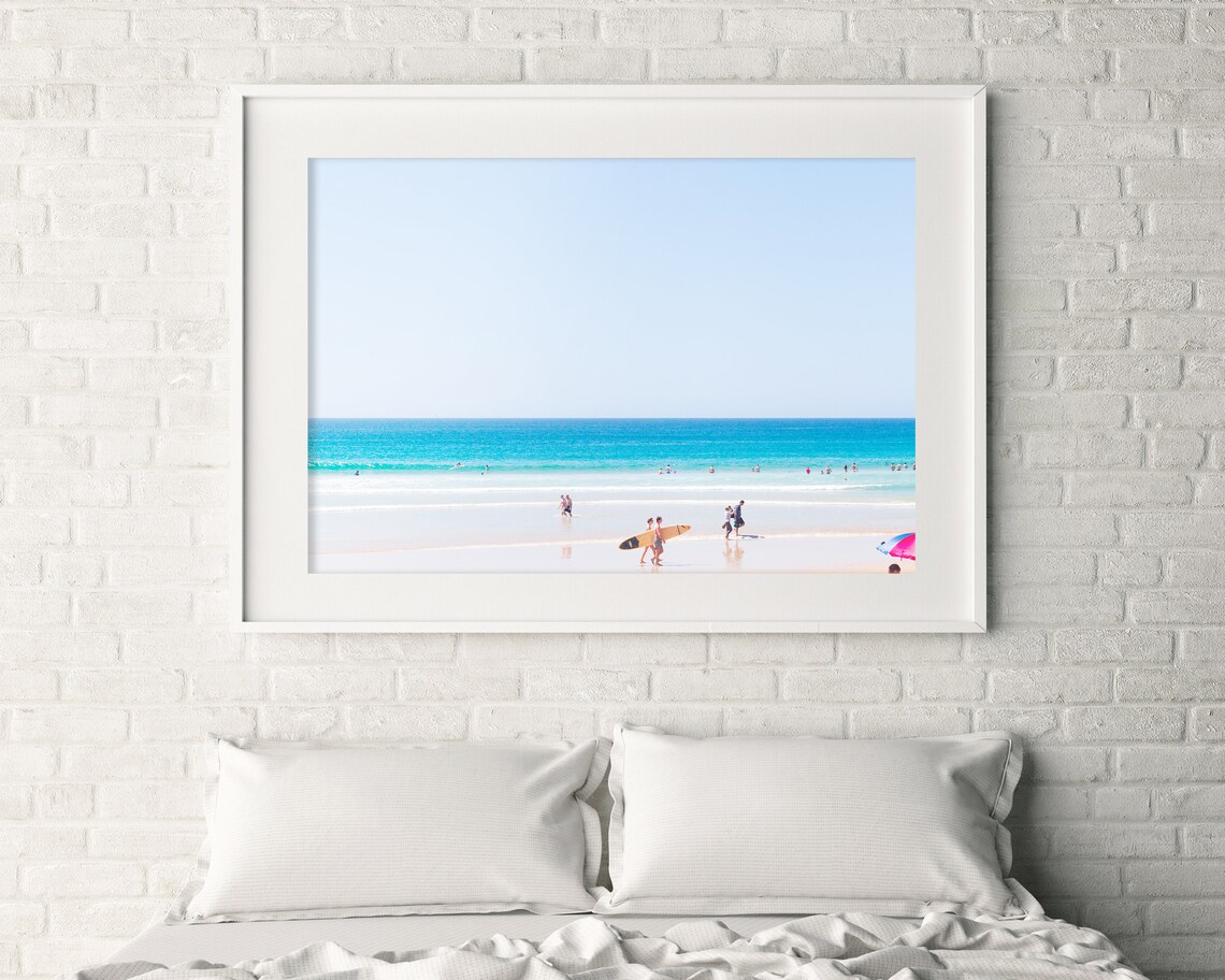 Beach Photography Ocean Wall Art Large Beach Art Surf Etsy