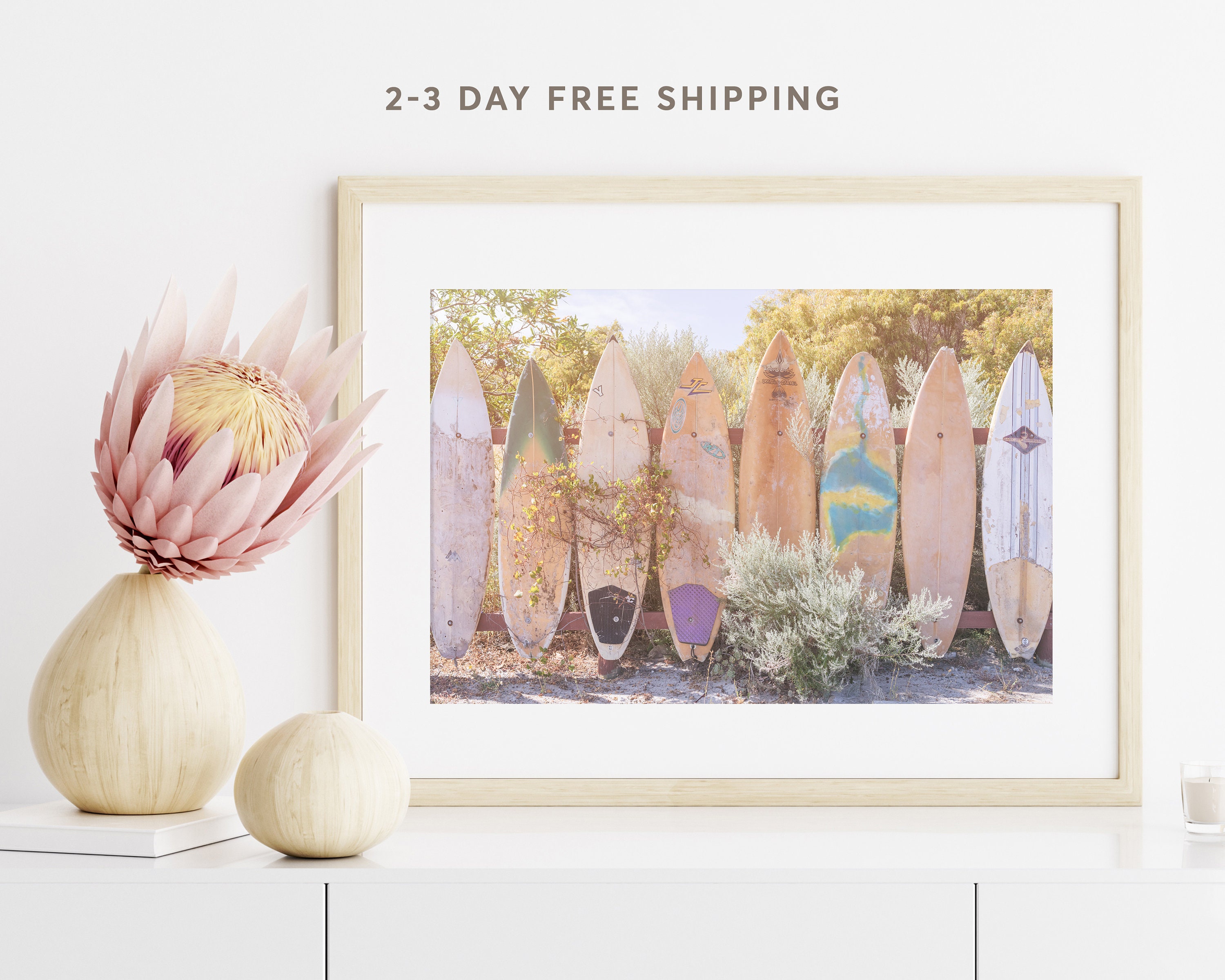 Surfboard Wall Art Photography Print Beach Photography Wall - Etsy
