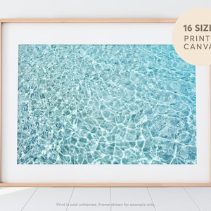 Aerial Beach Wall Art Prints | Beach Prints | Crystal Blue Water Reflection | Aerial Beach Photography | Bondi Beach Art