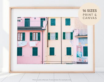 Laundry Room Wall Art Decor, Venice Italy Photography Print Original, Hanging Laundry Decor, 11x14 Photo Print Canvas, Rustic Wall Decor