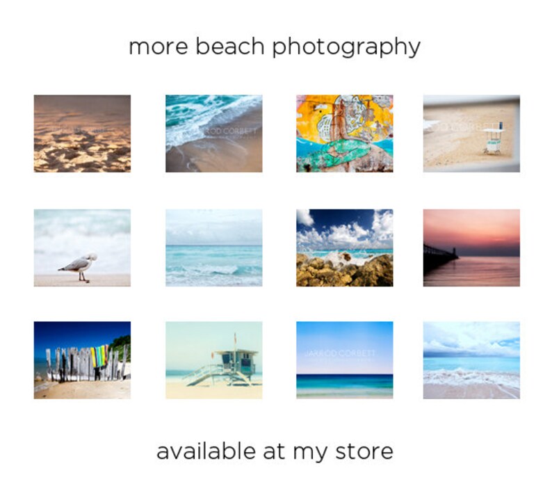 K&ouml;nnte beinhalten: Eine Collage aus Strandfotos mit verschiedenen Szenen, darunter ein Sonnenuntergang &uuml;ber dem Meer, ein Strand mit einem Rettungsschwimmerstand, ein Strand mit einem Pier und ein Strand mit einer M&ouml;we.