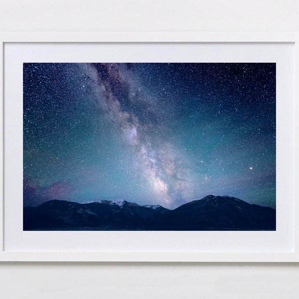 Large Milky Way Fine Art, Night Sky, Arizona Southwest, Galaxy, Universe, Astro Wall Art, Milky Way, Arizona Wall Art, Space Art, Nighttime