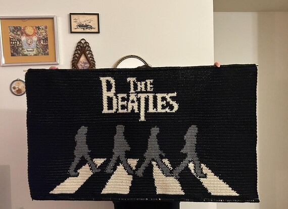 The Beatles Abbey Road Tapestry Crochet Pattern | Instant Download