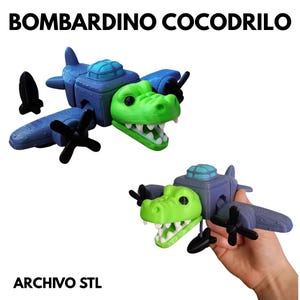 Crocodile Articulated Euphonium | Italian Brainrot | STL File for 3D Printing