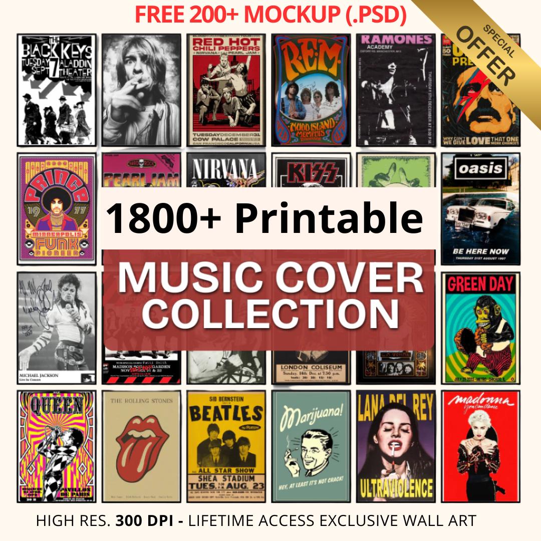 Grunge Music Art - Etsy