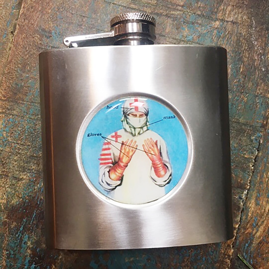 Surgeon Flask Etsy