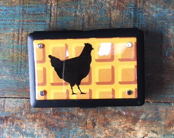 Chicken and Waffles Metal Wallet