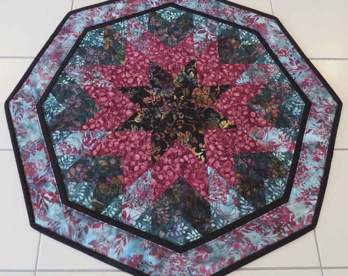 Quilted Batik Tablecloth/centerpiece Etsy