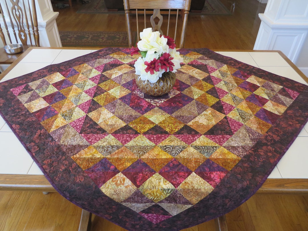 Quilted Batik Lap Robe Couch Throw - Etsy