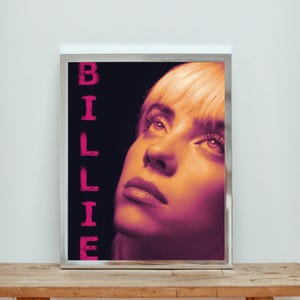 billie eilish wall poster happier then ever