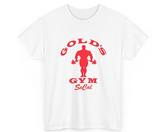 Gold's Gym SoCal Logo T-Shirt | Bodybuilding Workout Tee