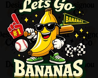 Bananas Mascot PNG, Funny Banana Sports Mascot Png, Game Day Banana Cartoon, Yellow Mascot Doodle Collage, School Spirit Sports Season PNG