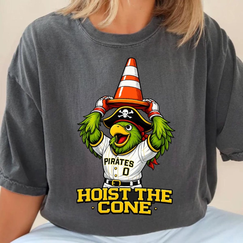 Içar o cone PNG, Meme engraçado de beisebol de Pittsburgh, Humor com mascote papagaio pirata imagem 6