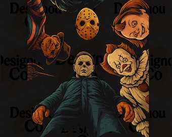 Horror Movie PNG, Halloween Characters PNG, Scary Movie PNG, Halloween Png, Spooky Killer Faces Png, Halloween 2025, Popular Now Png, Trendy