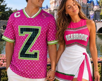 Zombies Seabrook Cheerleader Wrap Skort Dress, Zed Zombies Halloween Costume Shirt, Zed Necrodopolis Football Jersey Shirt, Hlw Trip Dress