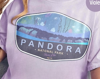 Avatar Pandora National Park Comfort T-shirt, Avatar Way of Water Homage Movie Shirt, Animal Kingdom Boyfriend Girlfriend Gift, Avatar Gift