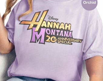 Disney Hannah Montana 20th Anniversary Shirt, Hannah Montana Logo Tee, Magic Kingdom Disney Trip Shirt, Disney Channel Fans Shirt