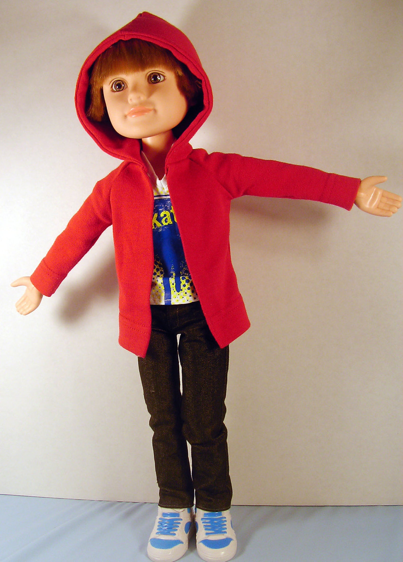 Doll Hoodie Pattern for BFC Ink Large A Girl for All Time Etsy