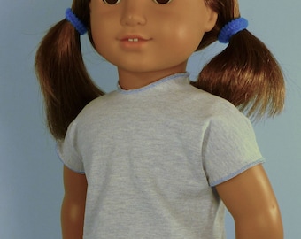 Easiest T Shirt Ever sewing pattern for American Girl, 18 in dolls, My Generation, Springfield