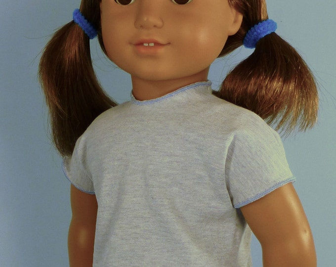Easiest T Shirt Ever Sewing Pattern for American Girl 18 in - Etsy