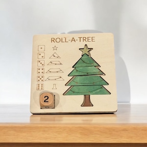 Roll a Tree Dice Game | Fun Interactive Family Game for Gatherings | Classroom Candy Dice Game | Holiday Themed Parties Activities