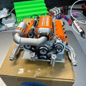 Vanquish H10 Optic knights customs 4WS engine