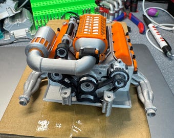 Vanquish H10 Optic knights customs 4WS engine