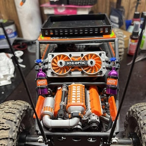 Vanquish H10 Optic motor with radiator.