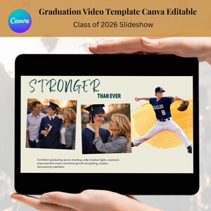 Emotional senior tribute video template with cinematic storytelling