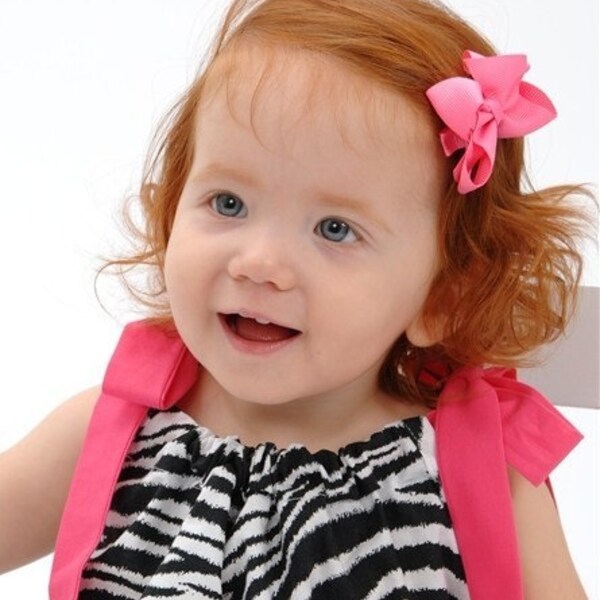 Hot Pink Zebra Pillowcase Dress - Zebra Party Dress - Toddler Pillowcase Dress - Little Girls Dress - Baby Pillowcase Dress - Sizes 9m - 8