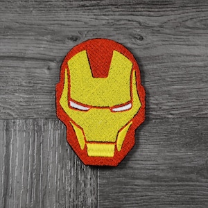 Iron Man Patch: Anime Inspired Super Hero Appliqué
