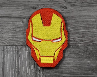 Iron Man Patch: Anime Inspired Super Hero Appliqué
