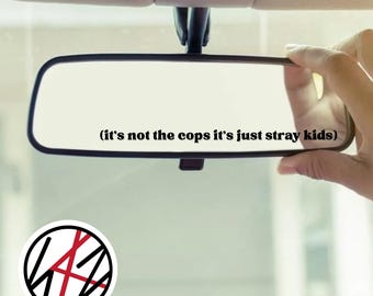 K-pop Car Rear-View Mirror Sticker | Fan Vinyl Decal | Color Vinyl Stickers
