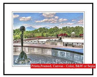Bedford VA Art Photo- D-Day Memorial - Father's Day Gift - Dad Print - D-Day Photography - Images- Framed - Canvas -Art by Dave Lynch